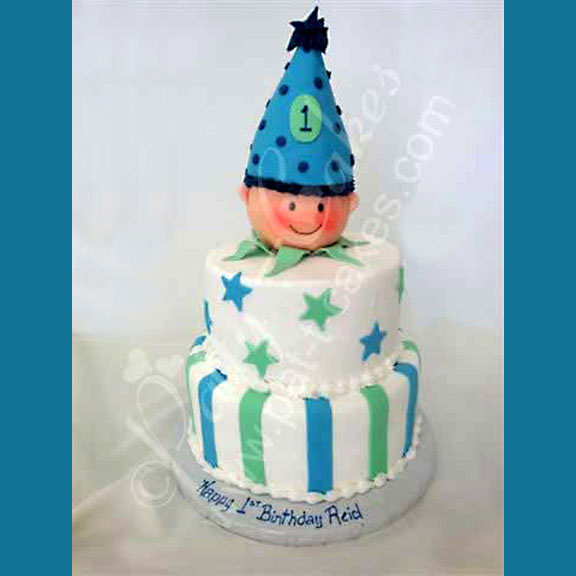 Boy 1st Birthday Cake 05