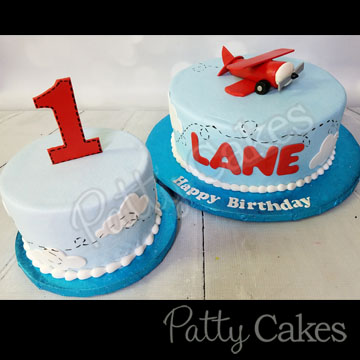 Boy Birthday Cake Airplane 06