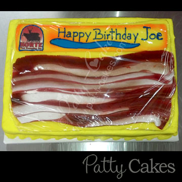 Boy Birthday Cake Bacon 01