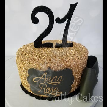 Girl 21st Birthday Cake 01