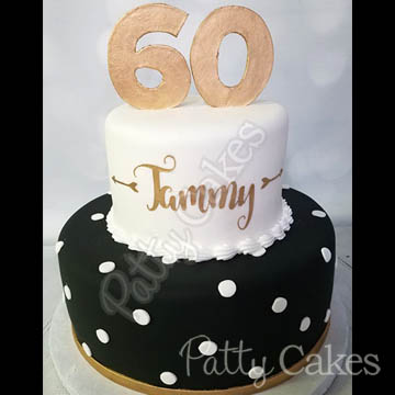 Girl 60th Birthday Cake 01