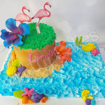 Animal Cake, Flamingo 02