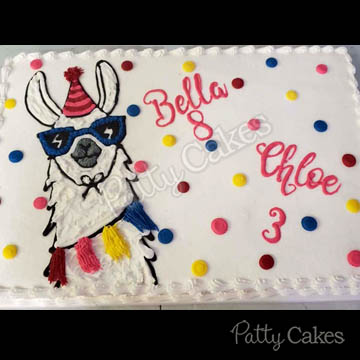 Animal Cake, Llama 01