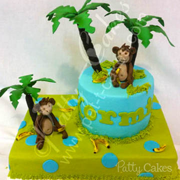 Animal Cake, Monkey 08