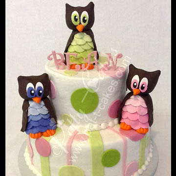 Animal Cake, Owl 02