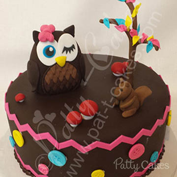 Animal Cake, Owl 10