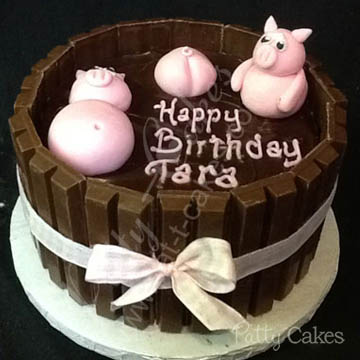 Animal Cake, Pigs 01