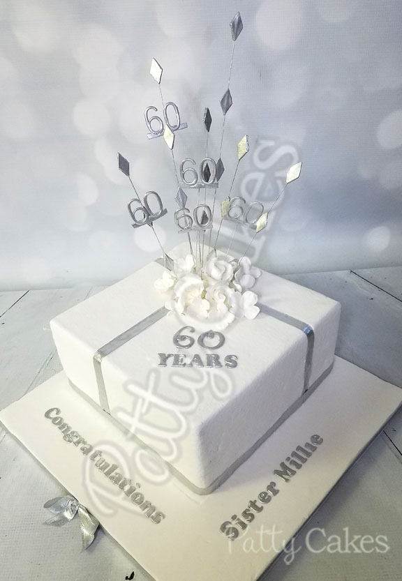 21 Pcs 60th Wedding Anniversary Diamond Years Cake Topper 60th Birthday  Wedding | eBay