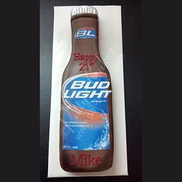 Drink Themed Cake Bud Light 02