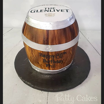 Drink Themed Cake The Glenlivet Scotch Whiskey 1003