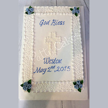 Religious Event Cake Boy 03