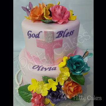 Religious Event Cake Girl 02