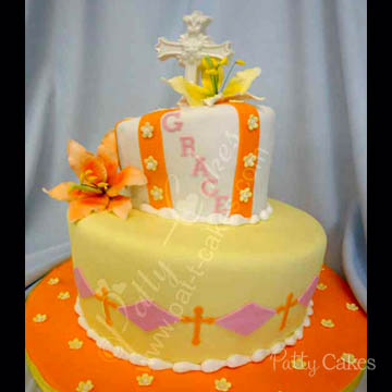 Religious Event Cake Girl 06