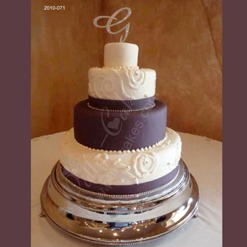 Wedding Cake 047, Swirl Cake