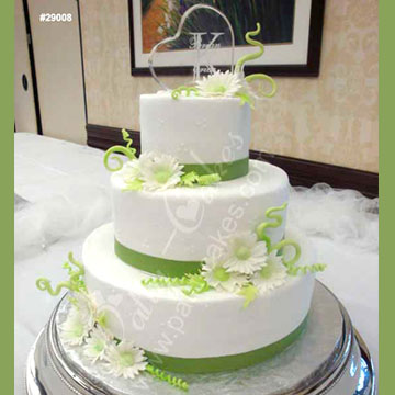 Wedding Cake 056, Daisy Cake