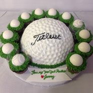 Golf cake created by Patty Cakes